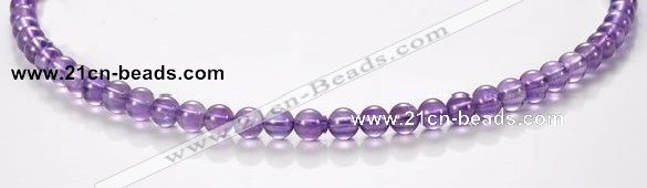 CNA10 6mm round A+ grade natural amethyst quartz beads Wholesale