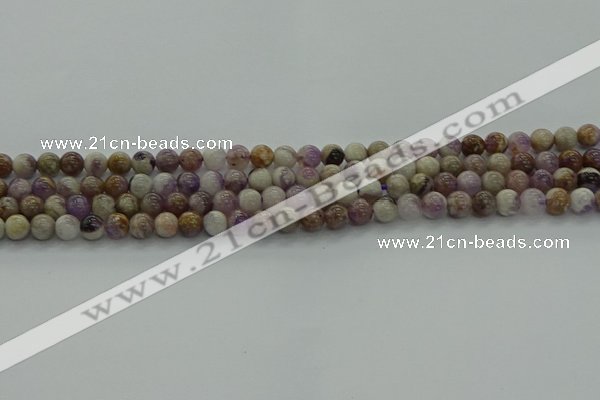 CNA1001 15.5 inches 6mm round dogtooth amethyst beads wholesale