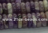 CNA1023 15.5 inches 4*12mm rondelle dogtooth amethyst beads