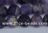 CNA1063 15.5 inches 10mm round matte dogtooth amethyst beads