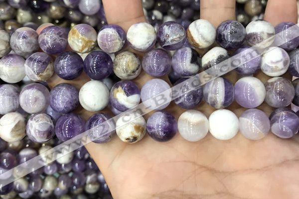 CNA1085 15.5 inches 12mm round dogtooth amethyst beads wholesale