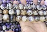 CNA1093 15.5 inches 18mm faceted round dogtooth amethyst beads