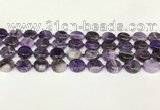 CNA1120 15.5 inches 14mm flat round dogtooth amethyst beads