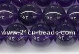 CNA1152 15.5 inches 8mm round natural amethyst gemstone beads