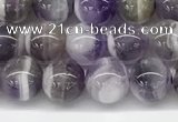 CNA1155 15.5 inches 6mm round natural dogtooth amethyst beads