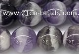 CNA1157 15.5 inches 10mm round natural dogtooth amethyst beads