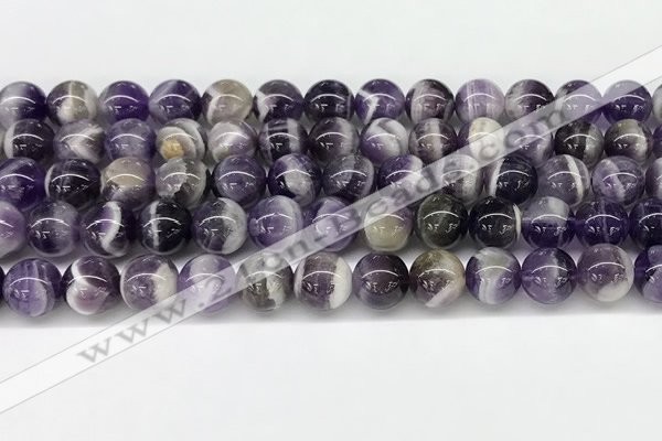 CNA1157 15.5 inches 10mm round natural dogtooth amethyst beads