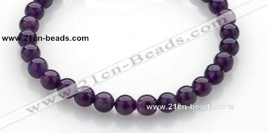 CNA13 15 inch 6mm round natural amethyst quartz beads Wholesale