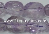 CNA204 15.5 inches 18*25mm nugget natural amethyst beads