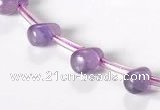 CNA23 6*9mm teardrop A+ grade natural amethyst beads Wholesale