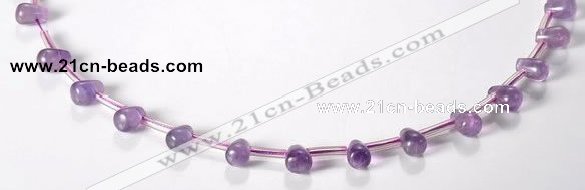 CNA23 6*9mm teardrop A+ grade natural amethyst beads Wholesale