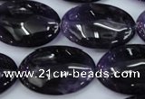 CNA296 15.5 inches 20*30mm oval A grade natural amethyst beads