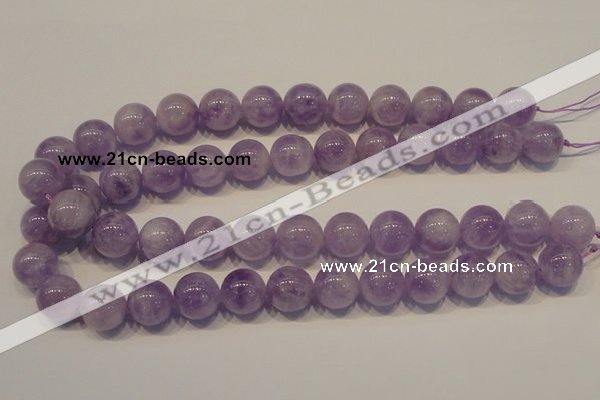 CNA301 15.5 inches 10mm round natural lavender amethyst beads