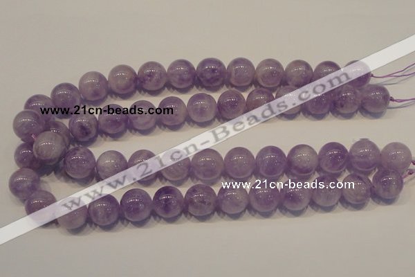 CNA304 15.5 inches 16mm round natural lavender amethyst beads