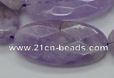 CNA335 15.5 inches 20*40mm faceted oval natural lavender amethyst beads