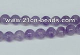 CNA400 15.5 inches 4mm round natural lavender amethyst beads