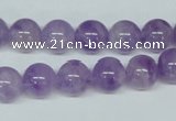 CNA403 15.5 inches 10mm round natural lavender amethyst beads