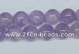 CNA404 15.5 inches 14mm round natural lavender amethyst beads