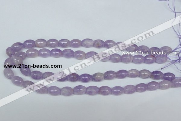 CNA412 15.5 inches 10*14mm rice natural lavender amethyst beads