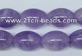 CNA414 15.5 inches 13*18mm rice natural lavender amethyst beads