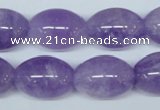 CNA415 15.5 inches 15*20mm rice natural lavender amethyst beads