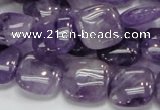 CNA42 15.5 inches 15*15mm square grade A natural amethyst beads