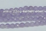 CNA421 15.5 inches 6mm faceted round natural lavender amethyst beads