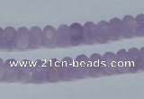 CNA427 4*8mm faceted rondelle natural lavender amethyst beads