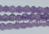 CNA431 15.5 inches 8*8mm skull shape natural lavender amethyst beads