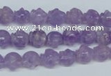 CNA432 15.5 inches 10*10mm skull shape natural lavender amethyst beads