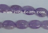 CNA445 15.5 inches 12*16mm oval natural lavender amethyst beads