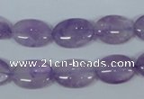 CNA446 15.5 inches 13*18mm oval natural lavender amethyst beads