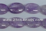 CNA448 15.5 inches 16*22mm oval natural lavender amethyst beads