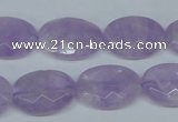 CNA456 15.5 inches 15*20mm faceted oval natural lavender amethyst beads