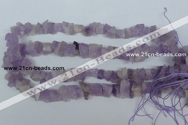 CNA469 15.5 inches 8*15mm chips natural lavender amethyst beads