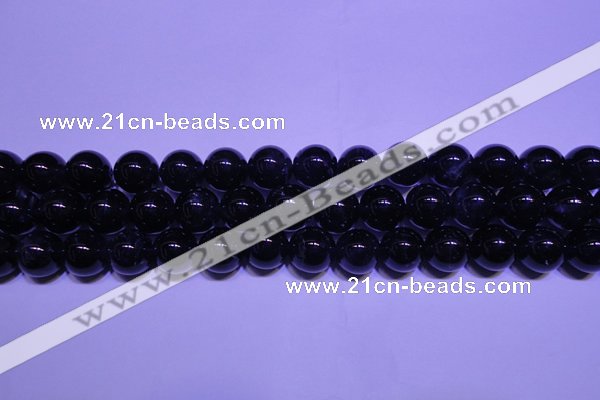 CNA551 15.5 inches 6mm round A grade natural dark amethyst beads