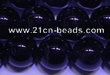 CNA552 15.5 inches 8mm round A grade natural dark amethyst beads