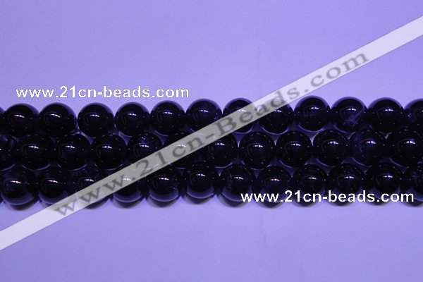 CNA553 15.5 inches 10mm round A grade natural dark amethyst beads