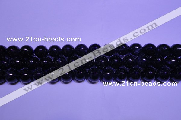 CNA561 15.5 inches 6mm round AA grade natural dark amethyst beads