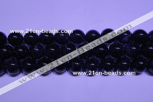 CNA566 15.5 inches 16mm round AA grade natural dark amethyst beads