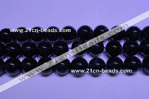 CNA577 15.5 inches 18mm round AAA grade natural dark amethyst beads