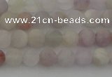 CNA671 15.5 inches 6mm round matte lavender amethyst beads