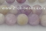 CNA673 15.5 inches 10mm round matte lavender amethyst beads