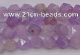 CNA691 15.5 inches 6mm faceted nuggets lavender amethyst beads