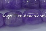 CNA719 15.5 inches 15*20mm drum lavender amethyst beads