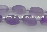 CNA722 15.5 inches 10*14mm oval amethyst gemstone beads wholesale