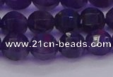 CNA752 15.5 inches 8mm faceted round natural amethyst beads