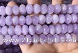 CNA783 15.5 inches 8*12mm rondelle lavender amethyst beads