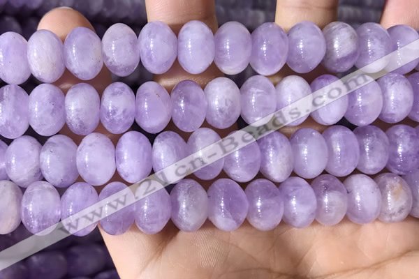 CNA783 15.5 inches 8*12mm rondelle lavender amethyst beads