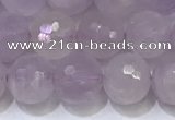 CNA790 15.5 inches 8mmm faceted round lavender amethyst beads